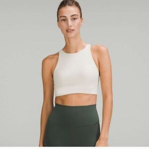 Lululemon | 2022 Energy High-Neck Longline Ribbed Bra Medium Support B-D Cup